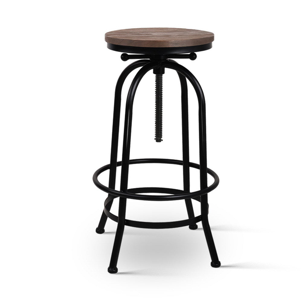 Adjustable Artiss Bar Stools Wood