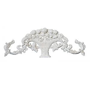 Antique White Wall Decoration Flower Sm