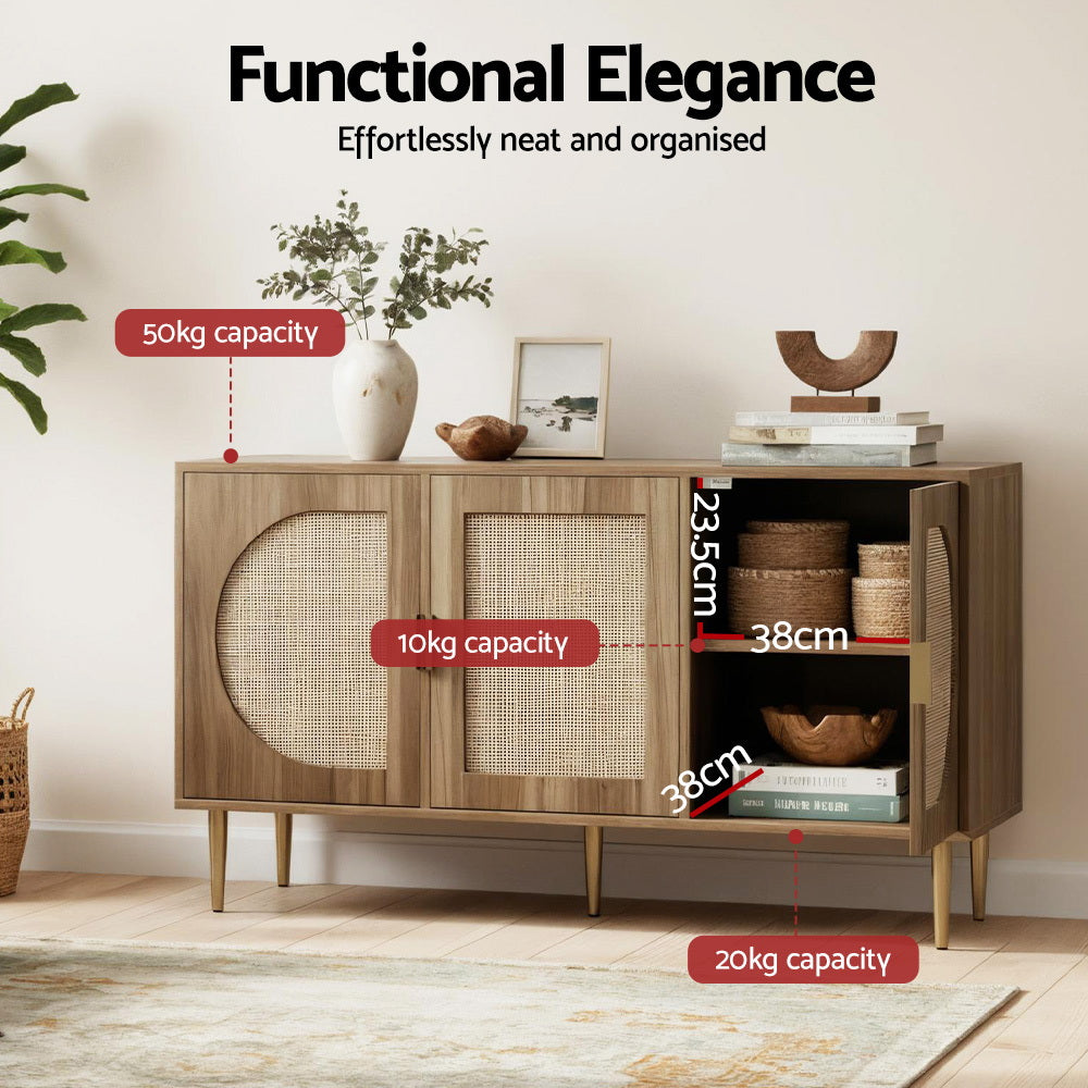 Artiss 3 Doors Buffet Sideboard